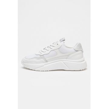 Pantofi sport Starlyn wedge cu aspect metalizat