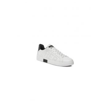 Pantofi sport barbati  303911447 - Piele naturala - Alb