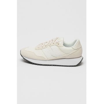 Pantofi sport cu insertii din piele intoarsa 237