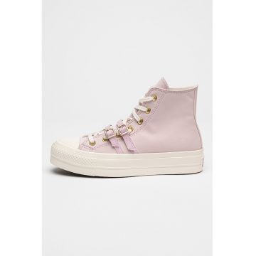 Pantofi sport cu platforma si catarame All Star Lift