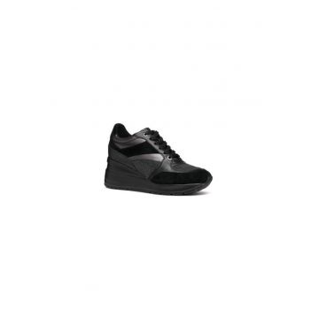 Pantofi sport dama  303948832 - Piele ecologica - Negru