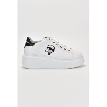 Pantofi sport de piele cu logo