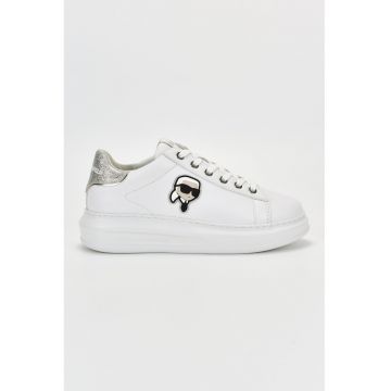 Pantofi sport de piele cu logo