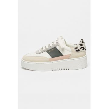 Pantofi sport de piele cu sireturi