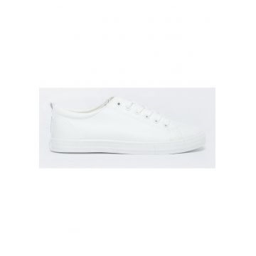 Pantofi sport din piele ecologica - Alb