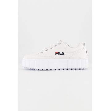 Pantofi sport flatform cu logo Sandblast