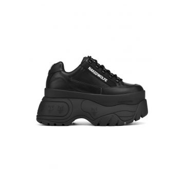 Pantofi sport flatform de piele Sprinter