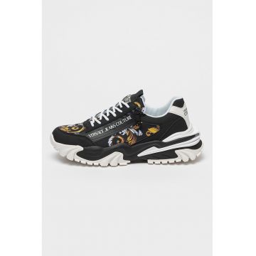 Pantofi sport de piele ecologica cu model