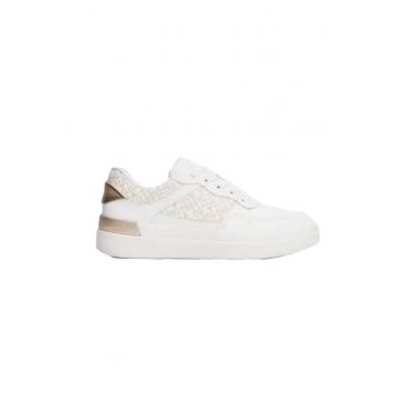 Pantofi sport  pentru Femei - lux court sneaker monogram - FW0FW08381-0K4 - Alb