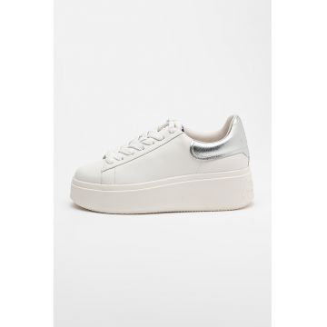 Pantofi sport wedge de piele Moby