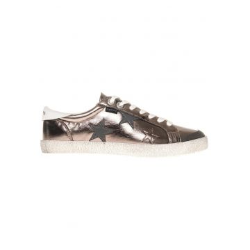 SUPERDRY - Pantofi sport cu aspect metalizat Super Sleek -