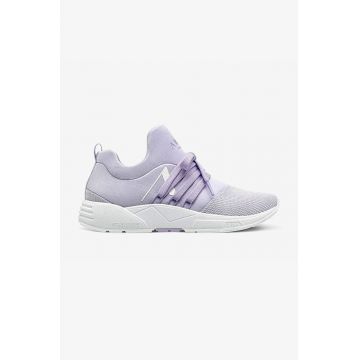 Arkk Copenhagen pantofi culoarea violet, cu toc plat