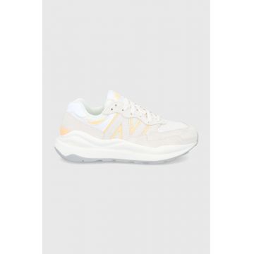 New Balance Pantofi W5740HN1 culoarea crem, cu toc plat W5740HN1-102
