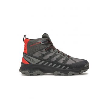 Bocanci trekking barbati  304345555 - Piele naturala - Gri