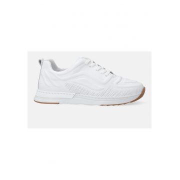 Pantofi din piele cu siret