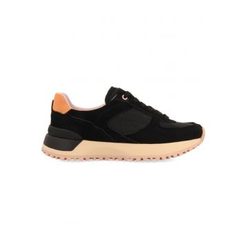 Pantofi sport cu insertii de piele intoarsa