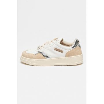 Pantofi sport cu insertii din piele intoarsa Dunked