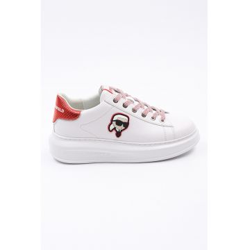 Pantofi sport de piele cu logo