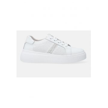 Pantofi sport din piele cu talpa wedge