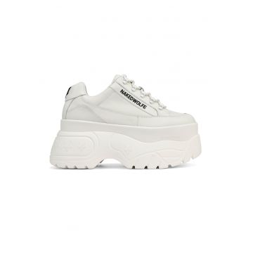 Pantofi sport flatform de piele Sprinter