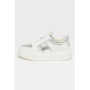 Pantofi sport low-cut de piele ecologica