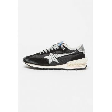 Pantofi sport Running Marathon M2000 cu garnituri de piele intoarsa