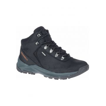 Ghete trekking impermeabile barbati Erie Mid LTR J500151 -  Piele naturala - Negru