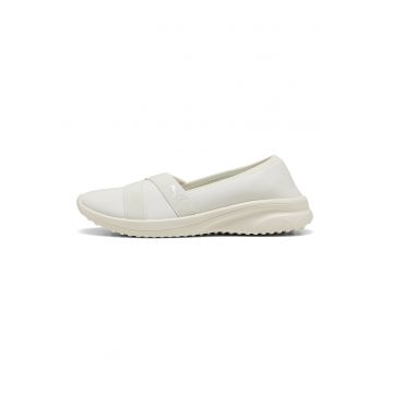 Pantofi slip-on din material textil Adelina 2