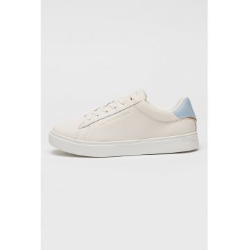 Pantofi sport din piele cu garnituri contrastante