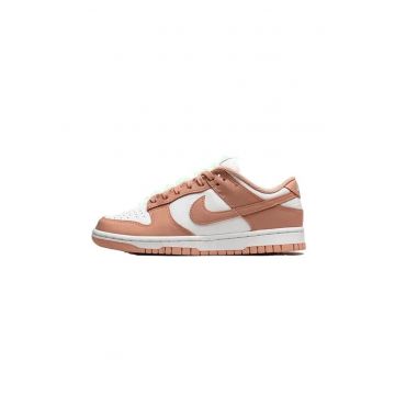 Pantofi sport  Dunk Low - roz - piele ecologica - stil retro-modern