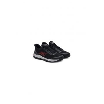 Pantofi tenis barbati  304639296 - Textil - Negru