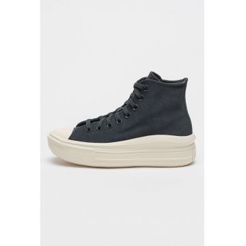 Tenisi inalti din piele intoarsa Chuck Taylor All Star