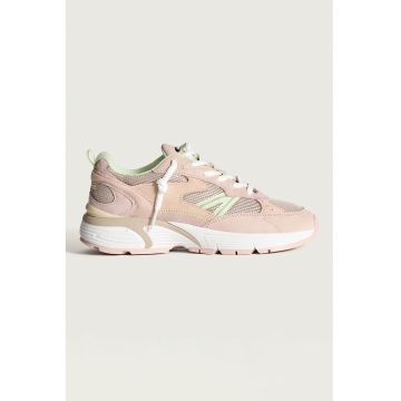 Pantofi sport din piele intoarsa si material textil Dade