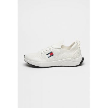 Pantofi sport din tricot cu insertii de plasa Runner