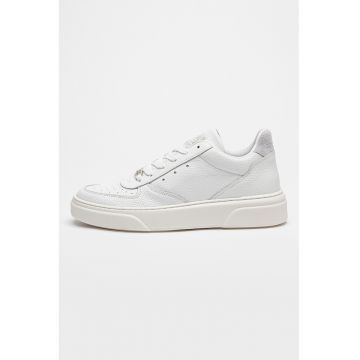 Pantofi sport flatform de piele cu logo Brent