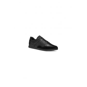 Pantofi sport barbati  304628658 - Piele naturala - Negru