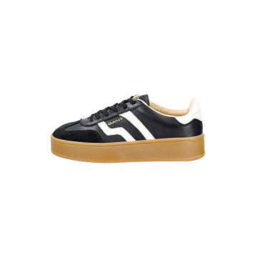 Pantofi sport din piele cu talpa flatform Cuzmani