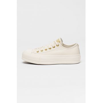 Pantofi sport din piele cu varf intarit Chuck Taylor All Star