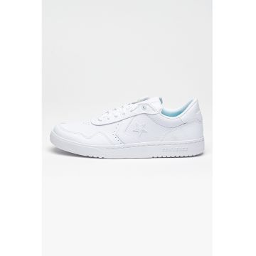 Pantofi sport din piele ecologica cu logo