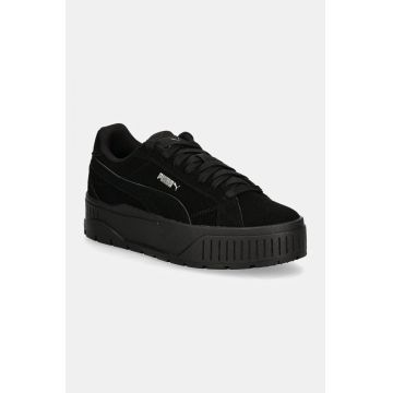 Puma sneakers din piele intoarsă Karmen II culoarea negru, 397457