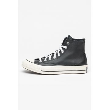 Tenisi unisex high-top din piele