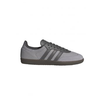Pantofi sport cu aspect tricotat si garnituri din piele intoarsa Samba