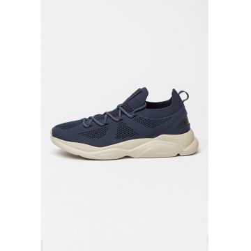 Pantofi sport din material textil cu model uni Leon