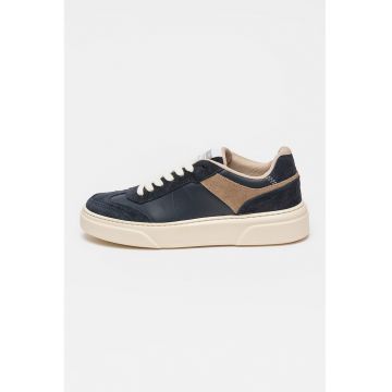 Pantofi sport din piele cu garnituri din piele intoarsa Breakaway