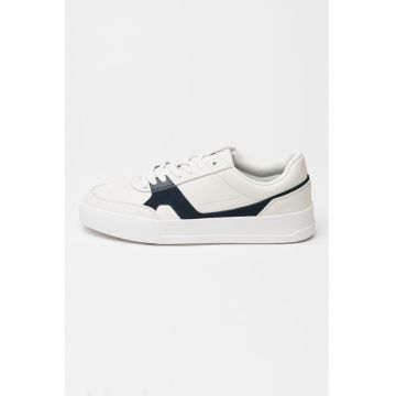 Pantofi sport din piele si piele intoarsa Court