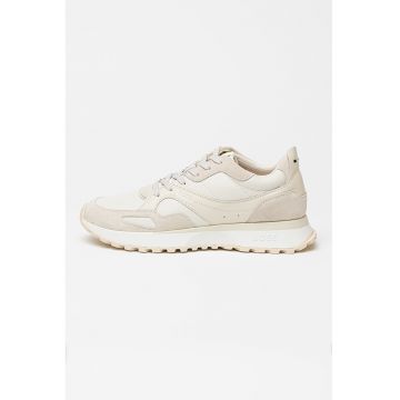 Pantofi sport din piele si piele intoarsa Jonah