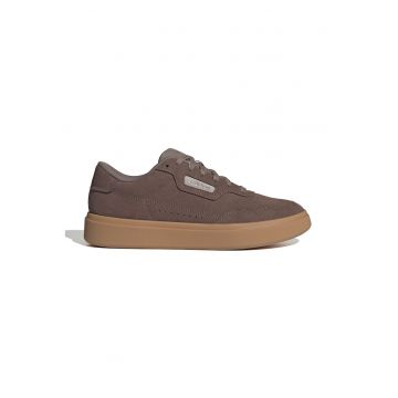 Pantofi sport low-cut din piele intoarsa