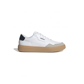 Pantofi sport low-cut din piele si piele ecologica