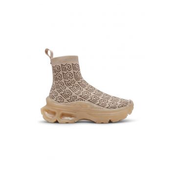 Pantofi sport slip on high-cut din plasa tricotata Master