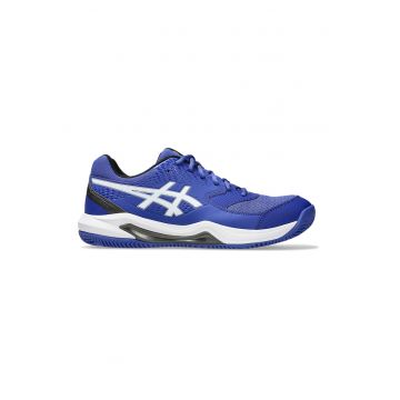 Pantofi cu logo pentru tenis Baseline - Alb - Albastru inchis - 7.5